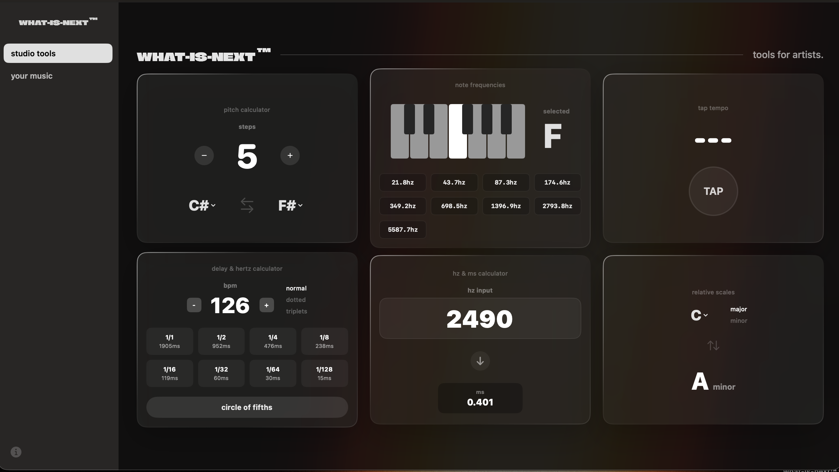 what-is-next tools player view